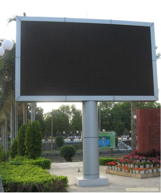 High Resolution P10mm Outdoor Fixed LED Display With Strong Cabinet 9-400m View Distance