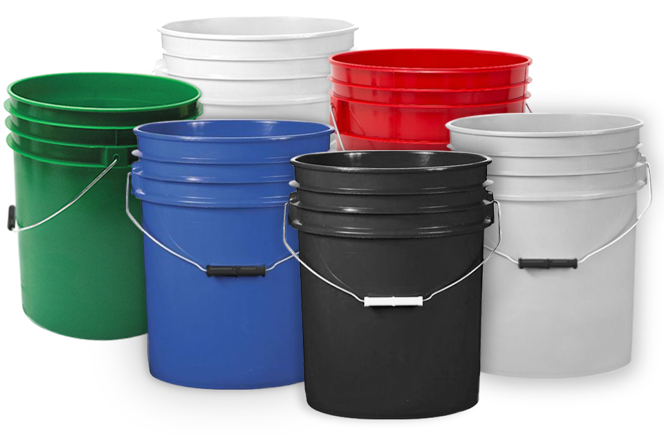 Polypropylene Bucket 200ml-25L Square Plastic Container With Handle for Benefit