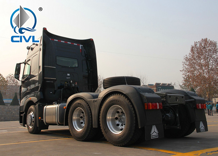 Two Sleepers Cabin Sinotruk Howo A7 6x4 Tractor Truck 351 - 450hp Euro 2