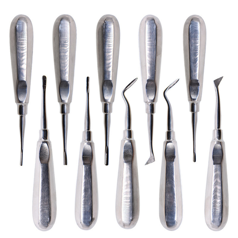 Stainless Steel Dental Surgical Instruments Implant Dentures Upper Lower Root Elevators