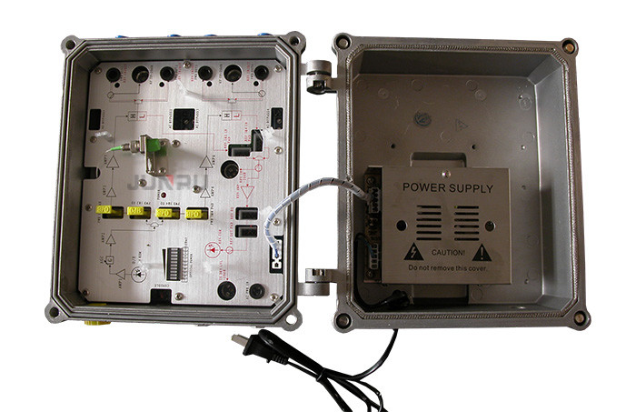 Waterproof Network Outdoor Optical Node 4 Outputs 42~862MHz 220V For HFC
