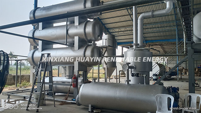 Plastic Catalyst Diesel Small Pyrolysis Plant No Pollution