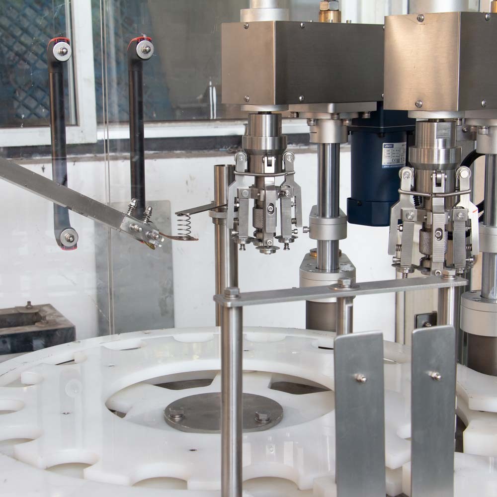 ROPP Aluminum Cap Liquor Glass Wine Bottle Pilfer Proof Caps Automatic Linear Screw Capping Machine