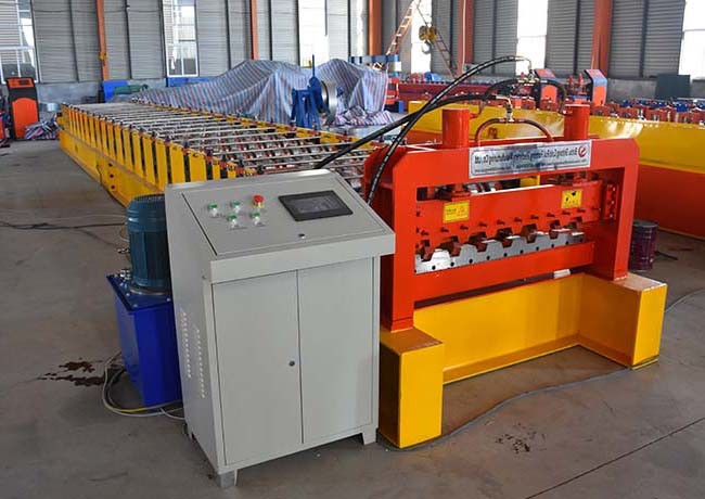 23 Rows Floor Deck Roll Forming Machine Customized Length Effective Width 720mm