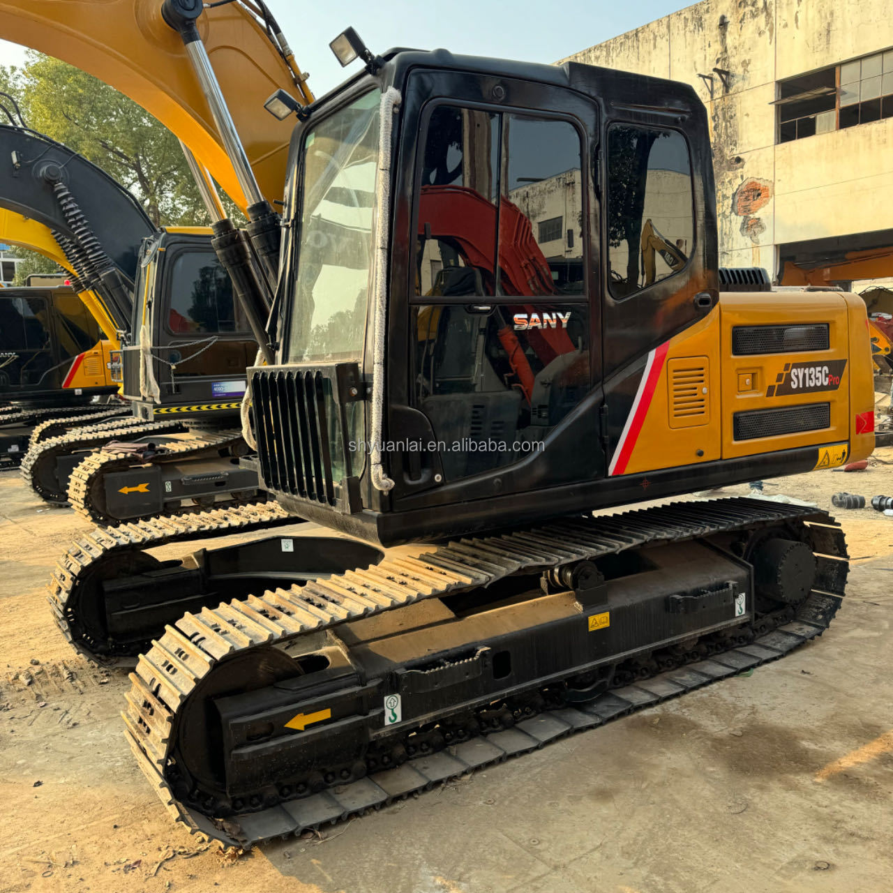 69.6KW Second Hand Sany 135 Excavator For Crushing Used Hand Excavators 2019