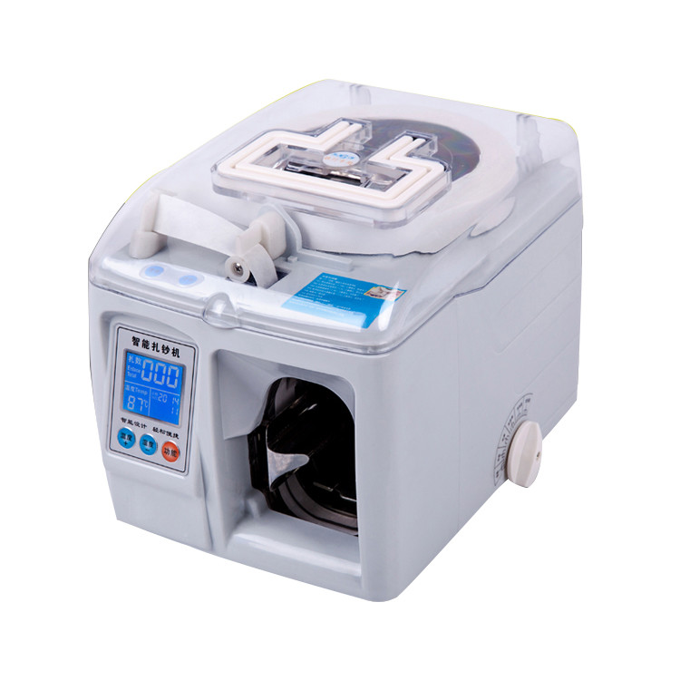 Professional Bank Use Heavy-Duty Money Strapping Machine With Microcomputer Control
