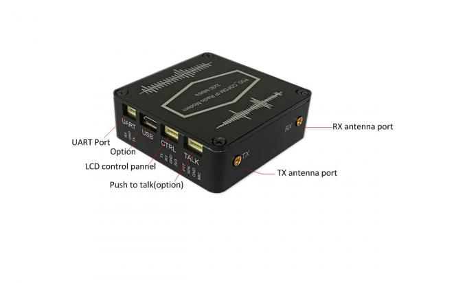 Bi Directional Audio Full Duplex UAV Data Link Push To Talk 0