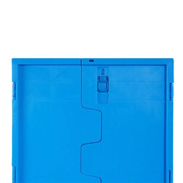 Storage Boxes Lid Attached Folded Plastic for Industry China Factory Storage Boxes & Bins Food Container Eco-friendly Foldable