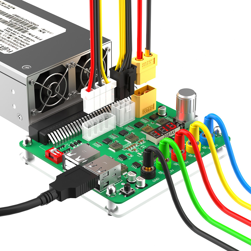 Power Supply Server PSU Breakout Board QC 2.0 For HP DELTA FUJITSU