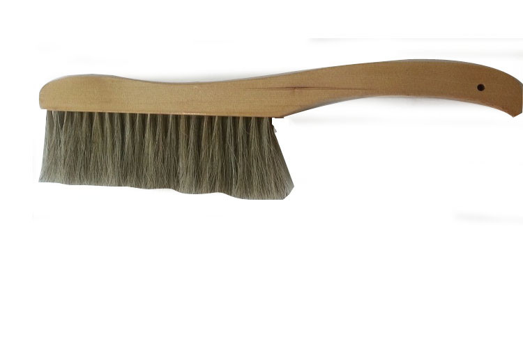 Three Row Bee Brush Horse Hair Bee Brush Beekeeping wood handle Beekeeping Brush