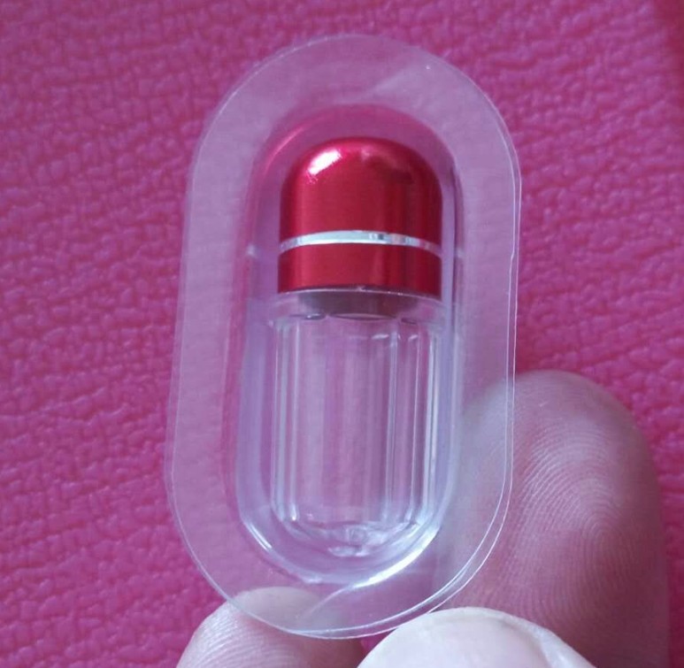 1ml Aluminium Cap Single Pill Container ISO9001 Rhino Pills Bottle