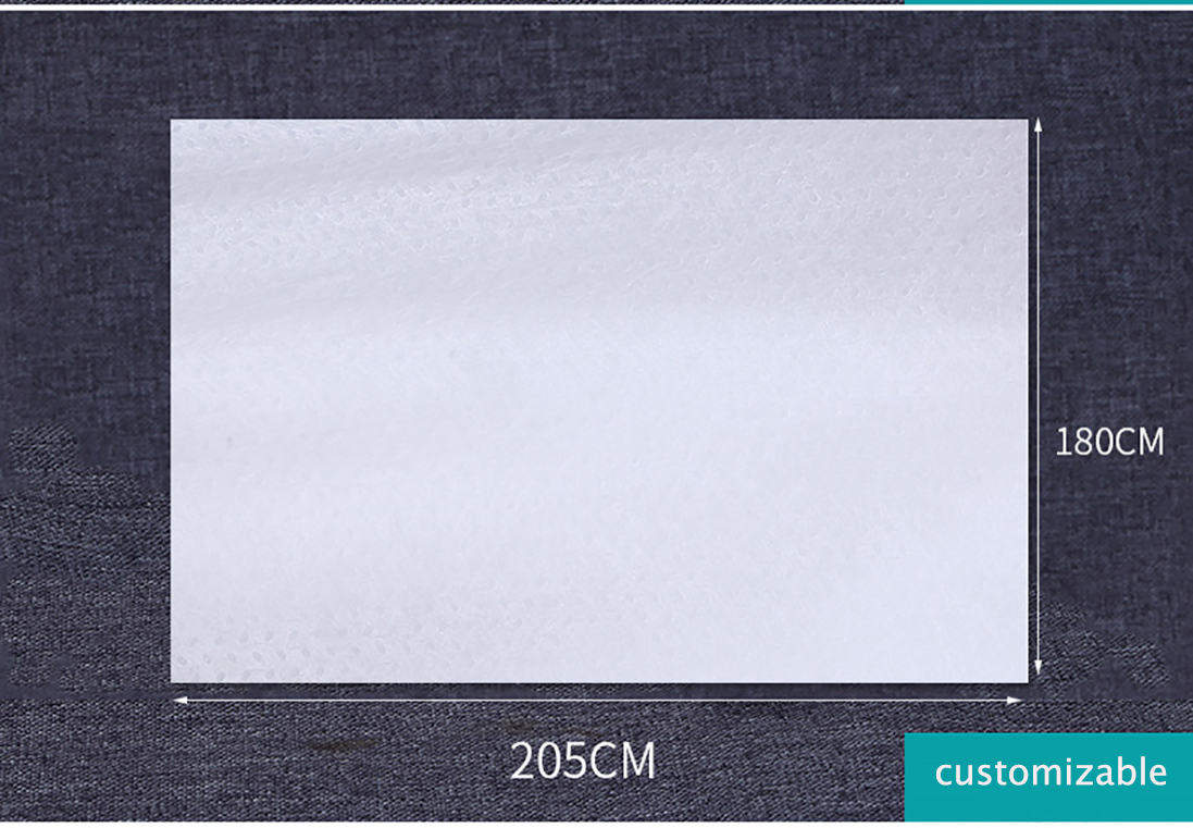 Plain Dustproof 10gsm 270gsm Nonwoven Disposable Bed Sheet
