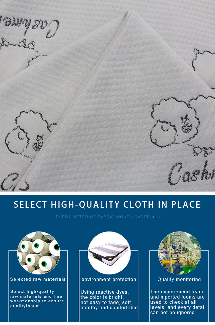 Manufacturer'S Special Selling Knitted Jacquard Fabric Air Layer Mattress Fabric