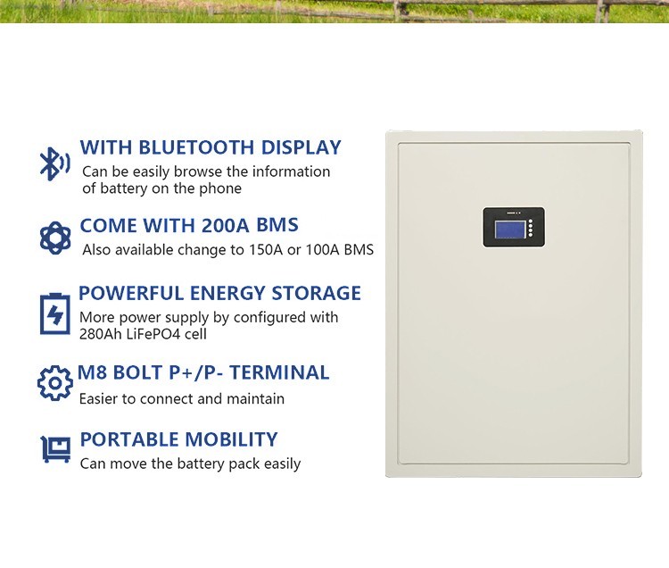 48V 51.2v 150ah 7.5kwh Residential Energy Storage Home Wall Mounted LiFePO4 Battery 150ah 48v Lifepo4 Powerwall