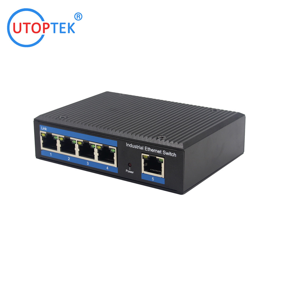 10/100M 5port RJ45 UTP port unmanaged industrial ethernet switch for CCTV IP Cameras