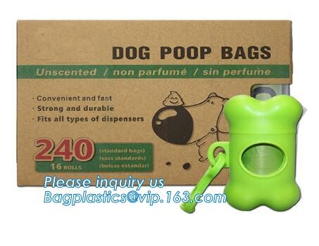 High Quality Eco-friendly Degradable Fashion With Printing Doggy Pet Dog Waste Poop Bags, Eco friendly pet dog waste poo