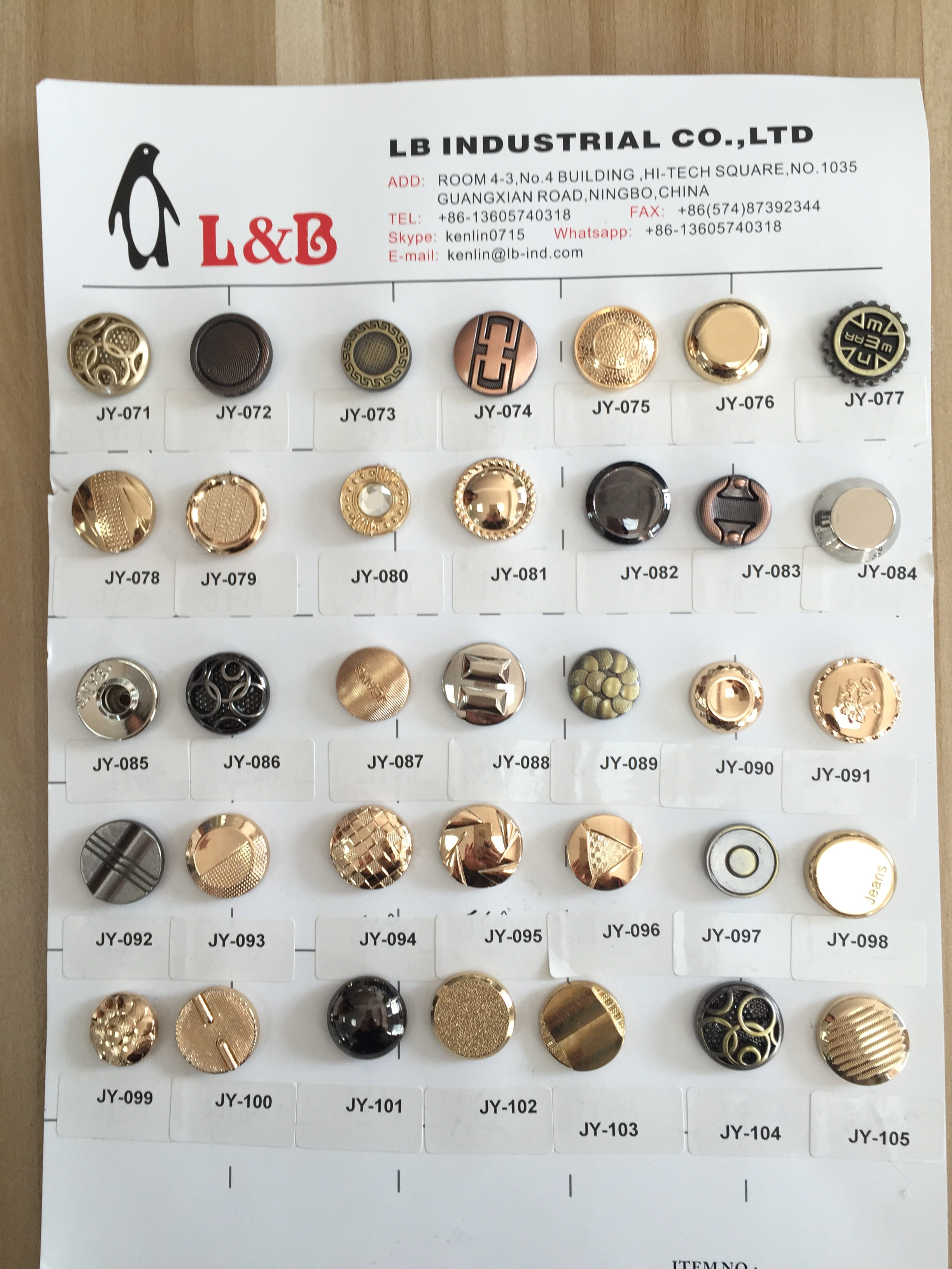 2021 Latest High Quality Zamak Alloy Denim Jeans Button Factory Made Metal Button