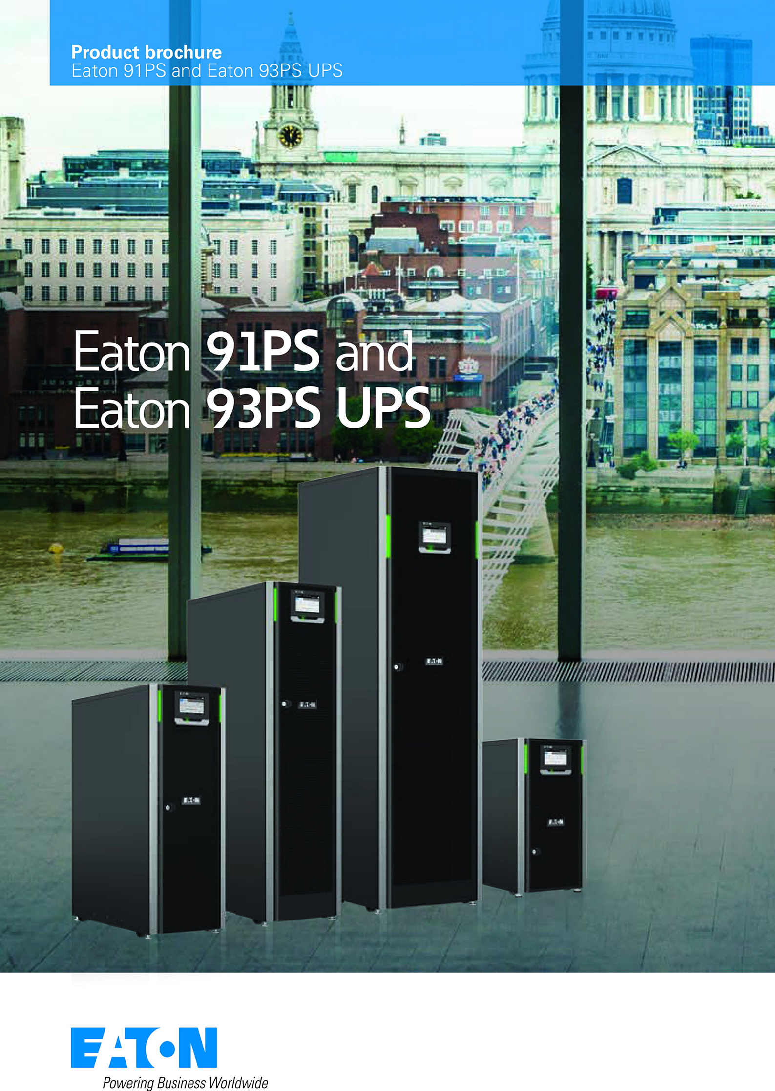 Eaton module UPS 15kVA 20KVA 60KVA 12v 24v battery 93PS series 8-30 kW 3 phase to replace 9355 series elevator ups
