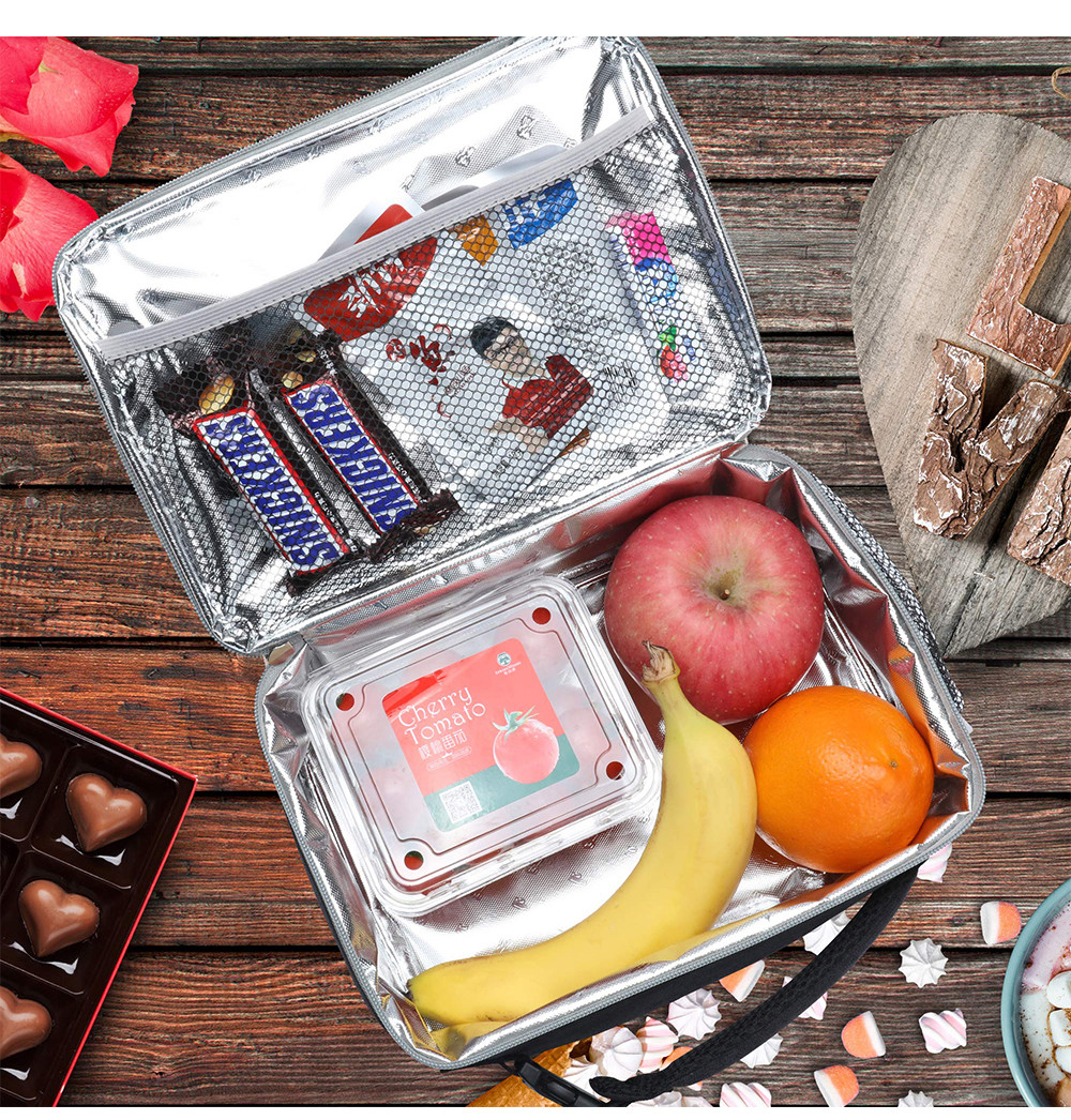 Water-resistant Thermal Lunch Cooler for Adult Travel Picnic Office