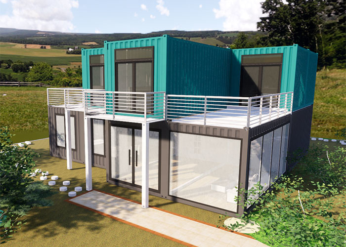 Topshaw 2020 Customize Simple Design Tiny Homes Shipping Container Cabin