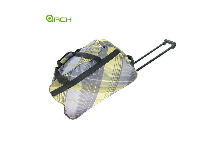Rolling Luggage Bag 600d Printing Wheeled Duffle with Skate Wheels