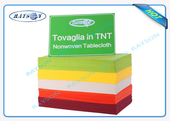 Disposable Polypropylene Non Woven Fabric For Table Cloth with Printing Design