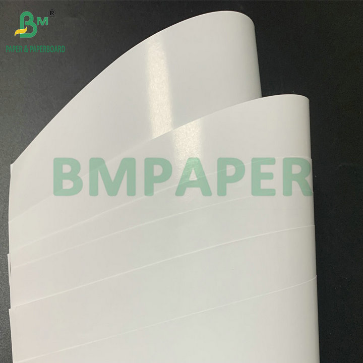 Smooth White Glossy Coated Text Digital Paper 100lb 65# 70# 23X35'' 