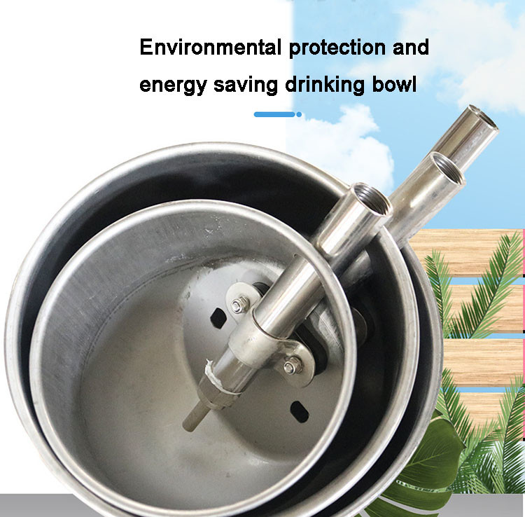 SUS304 Automatic Water Drinker Water Bowl Pig Farming Drinking Bowl