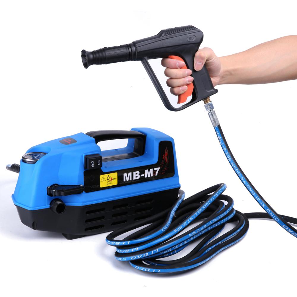 Steam Portable Electric Car Washer Copper Material 220V 9MPa Pressure