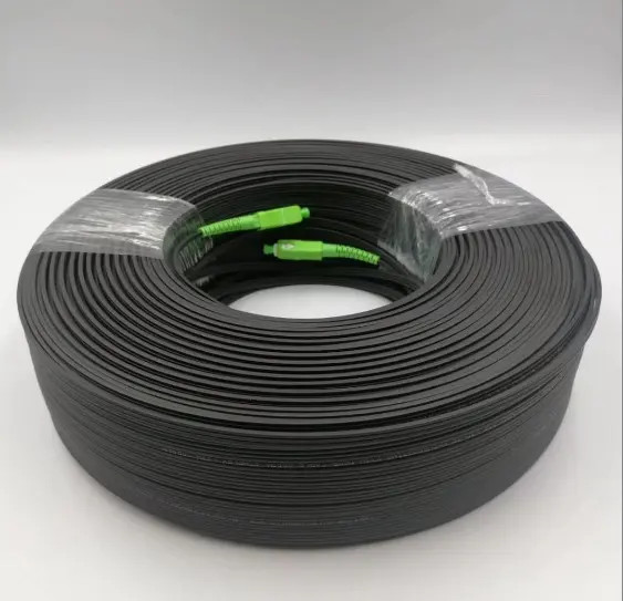 Outdoor FTTH Drop Cable G657A2 SC/UPC SC/APC 50/100/150m LSZH Jacket