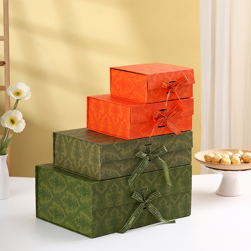 Magnetic Lid Foldable Box Cardboard Paperboard Carton Packaging ODM