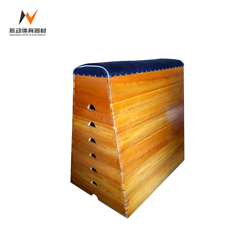 Customized Logo Availabled Gymnasium Equipment Vaulting Box for Physical Education 120-110-90cm