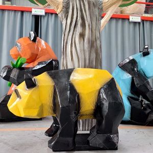 Lifelike Panda Model Customization Unique Shape For Theme Park