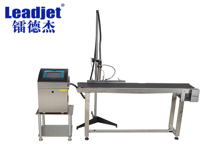 V150P 1.5mm Continuous Batch Printing Machine For Bottles 3 Lines With Food Grade Safty Ink