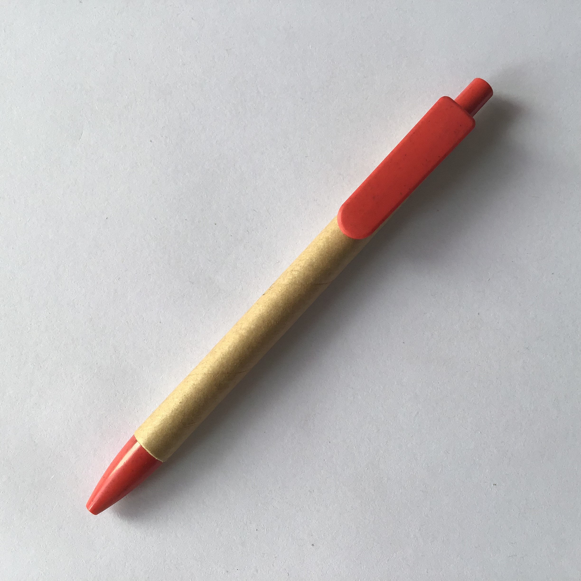 biodegradable pen made by paper and straw with printing LOGO