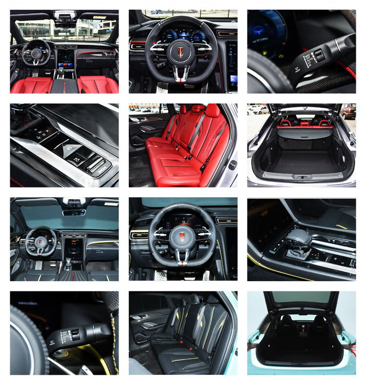 2023 HongQI H6 Zhen Zhen 2.0T 252 HP Gasoline Sedan with 540 Degree Reversing Camera
