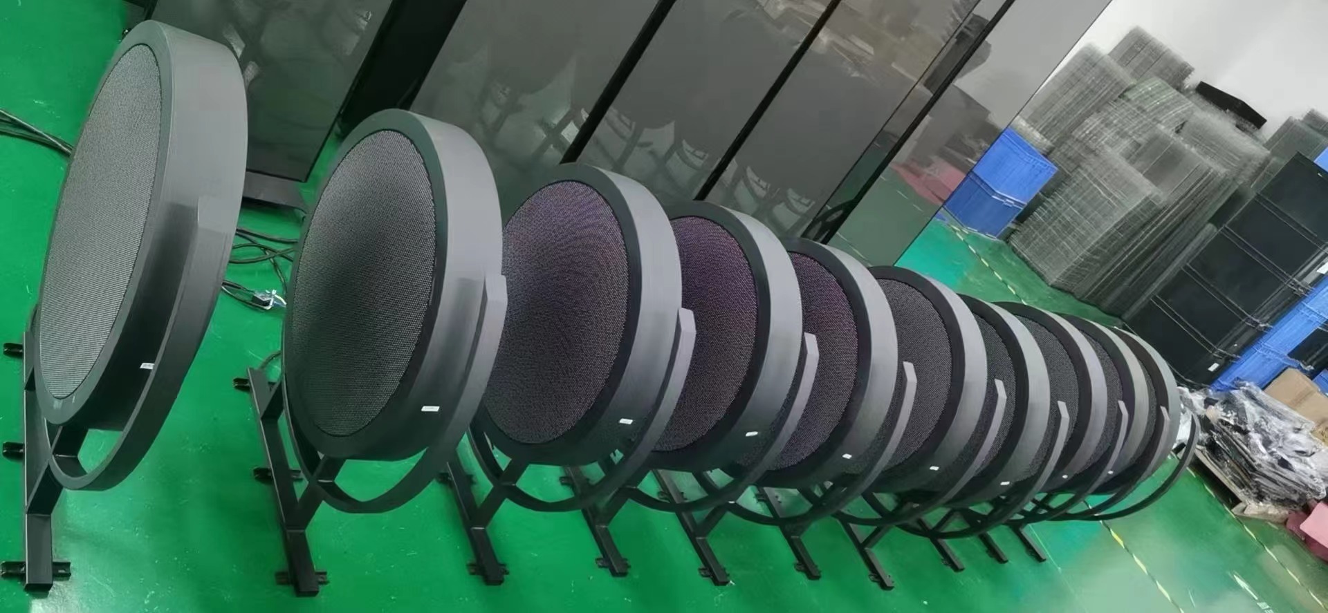 Indoor Outdoor Round Shape circle led display Front Service Maintenance Full Color