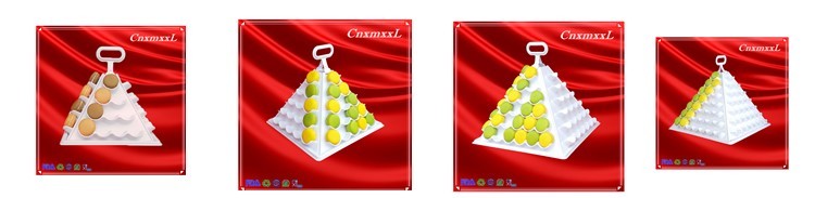 Eiffel Tower 6 Tier Plastic Macaron Stand 10 Inch Luxury Macaron Packaging