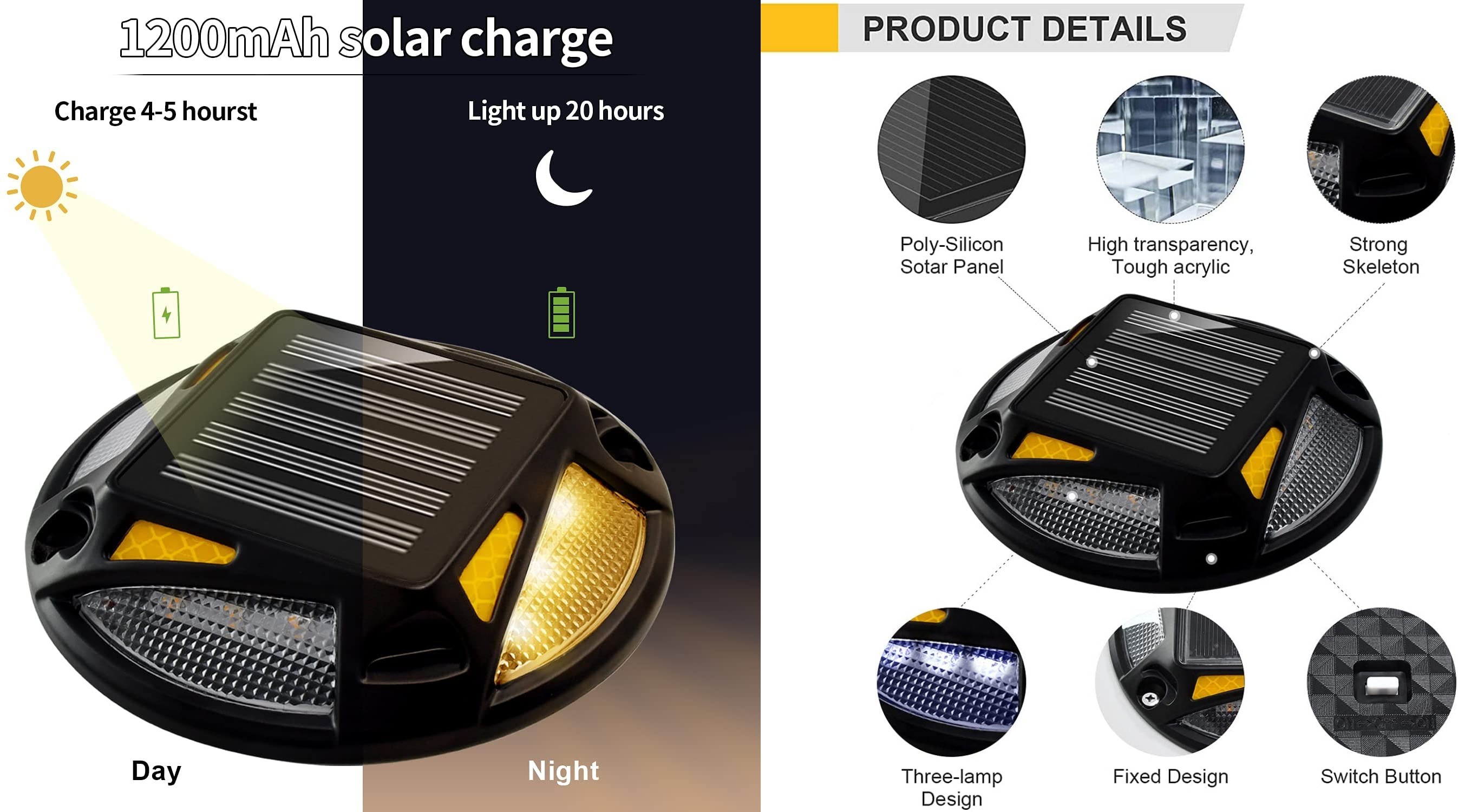 Outdoor Multicolor IP65 Waterproof Solar Powered RGB LED Garden Lights Patio Courtyard Lamp