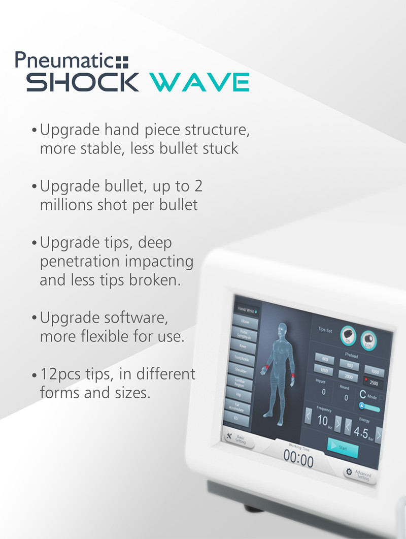 ESWT 21Hz Extracorporeal Shockwave Therapy Machine For Tendon Pain