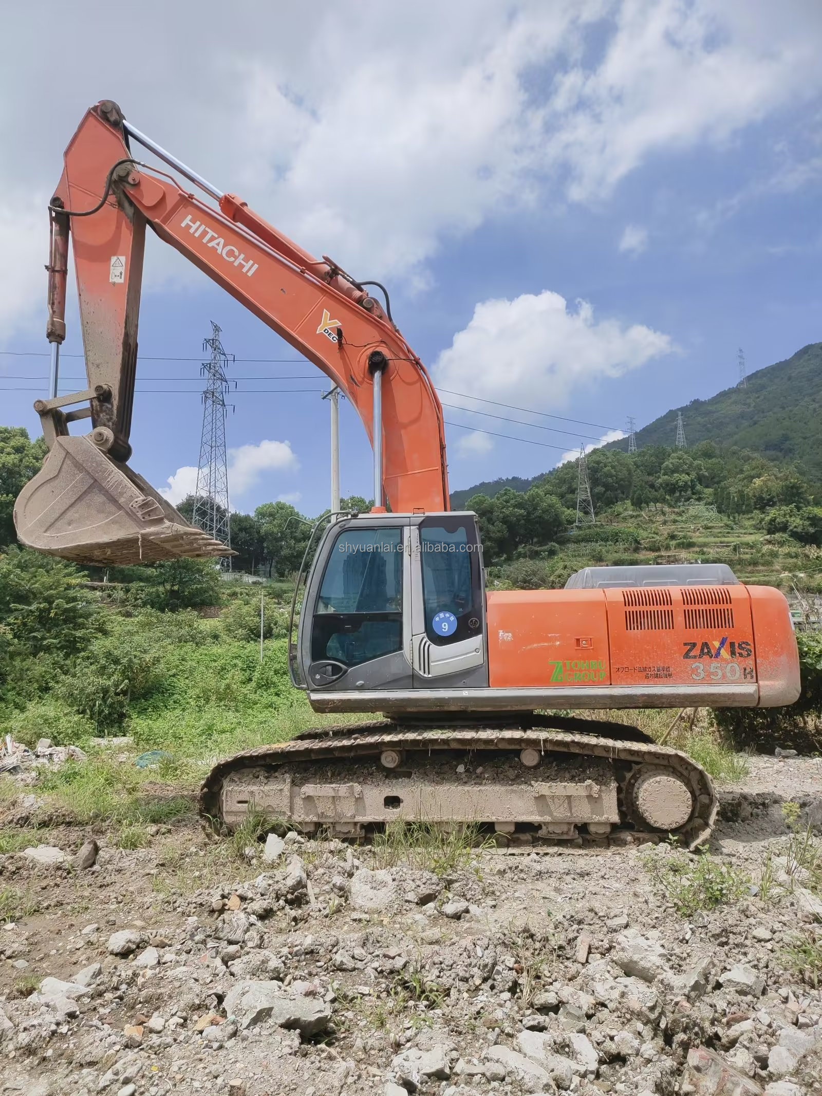 Hitachi ZX350 Used Hydraulic Crawler Excavator with Original Hydraulic Pump in Japan