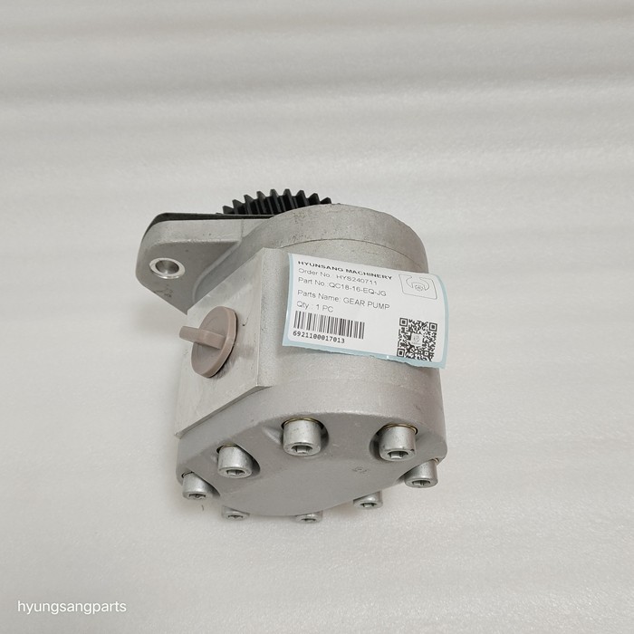 Hyunsang Spare Parts Gear Pump QC18-16-EQ-JG For Construction Machinery