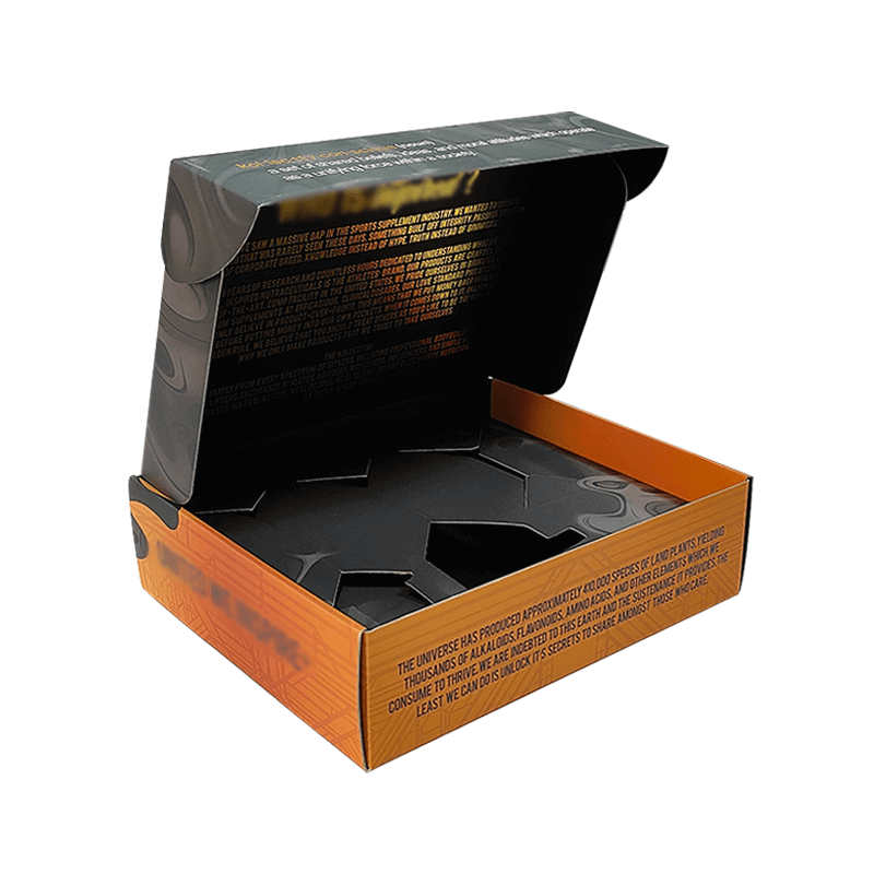 Custom Embossed Wig Nail Polish Perfume Flower Mailer Shipping Box
