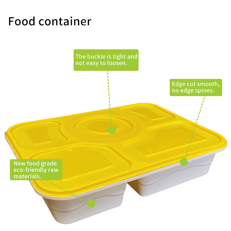 Microwave Safe Leakproof Takeaway Food Container Custom Food Prep Containers