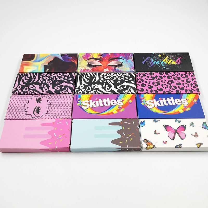 China Supplies OEM Wholesale High Quality Luxury Pink Paper Custom False Eyelashes Eyelash Lash False Nail Cardboard Magnet Packaging Packing Gift Cosmetic Box