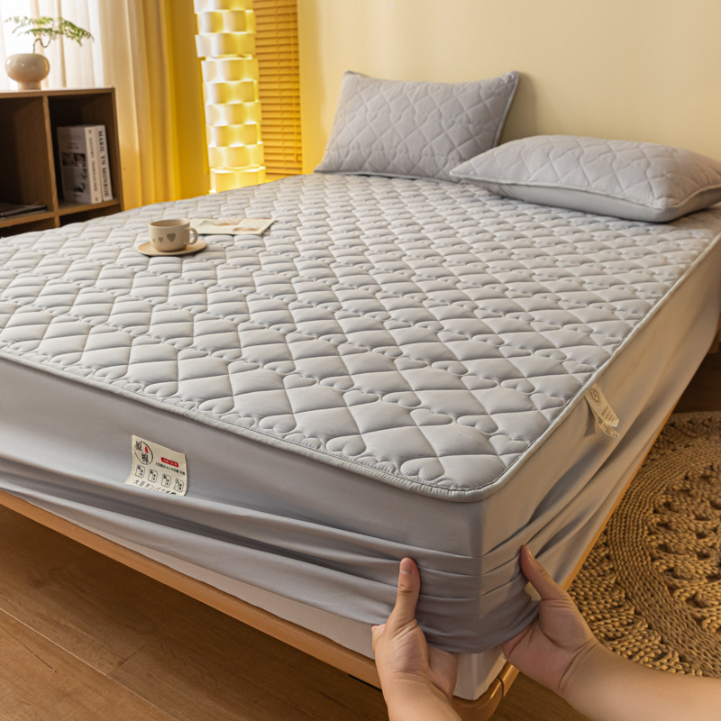 Waterproof Soft Zipper Mattress Cover Quilted Jacquard Water Proof Mattress Protector