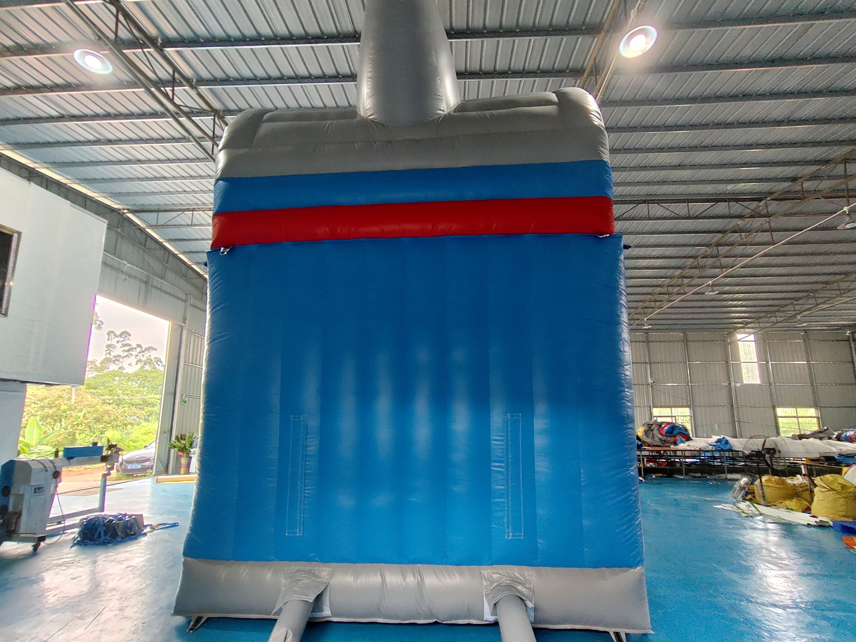 Commercial Inflatable Dry Slide Airplane Model Double Slides Inflatable Castle For Kids And Adults