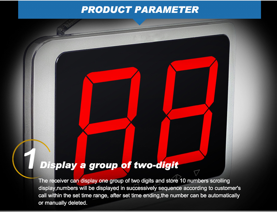 checkout queue control device for supermarket simple wireless call system