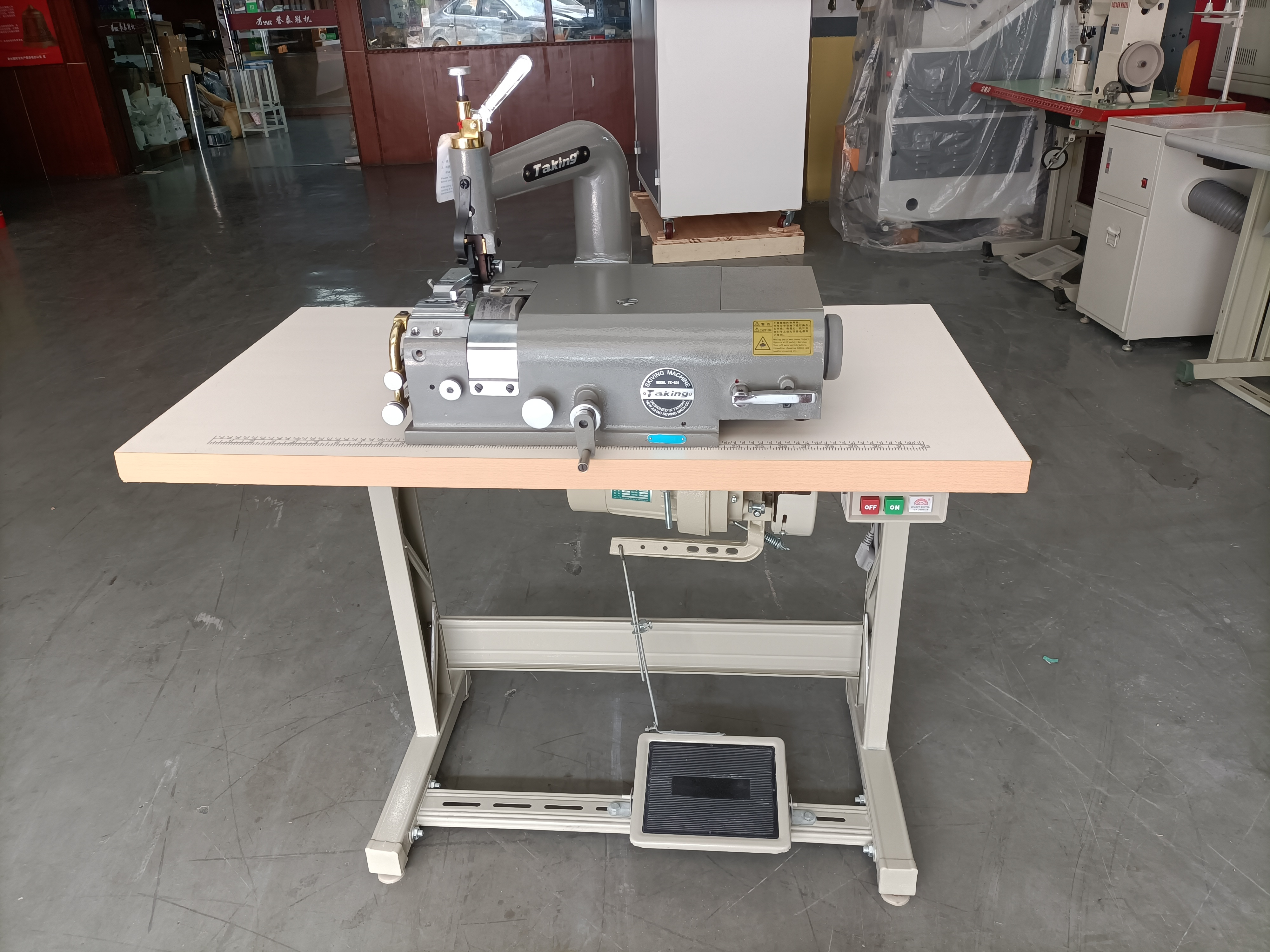 Wallet Production Industrial Skiving Machine Stable Operation High Versatility