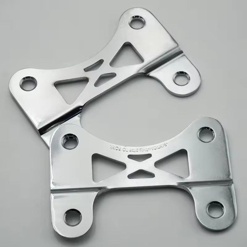 High Precision CNC Stamping Parts Custom Galvanized Metal Shock Absorber Bracket